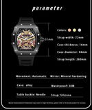 ONOLA Men Automatic Watch Luxury Brand Fashion Luminous Waterproof Mechanical Watches Men Military Sports Watches Gifts for Men