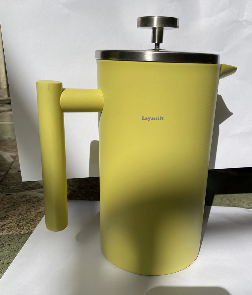 1.5L / 2L Coffee Maker French Press Stainless Steel Espresso Coffee Machine French Press Double-Wall Insulated Coffee Tea Maker