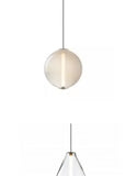 Nordic Minimalist Restaurant  LED Pendant Light  Modern Designer Glass Restaurant Small Pendant Light  Including Light Source