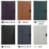 New Solid Color Passport Holder RFID Blocking Ticket Slot Clip Protective Cover Protector Leather Travel Card Bag