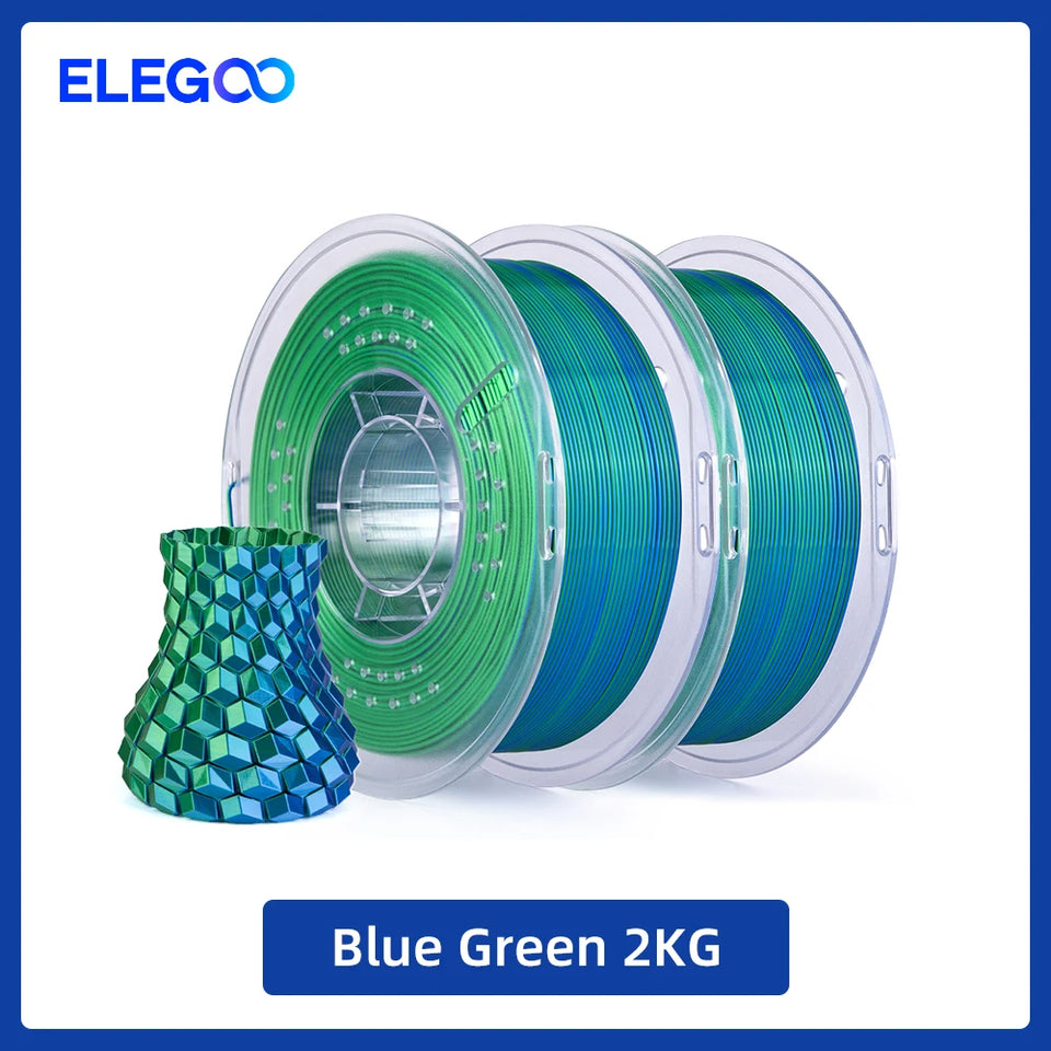 ELEGOO 5/10KG Silk Filament PLA 1.75mm 3D Printer Filament for FDM 3D Printers Elegoo PLA for Elegoo Centauri Carbon