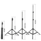 200/170/150/55cm Selfie Tripods Aluminum Light Stand For Phone Stand Mount Digital Camera Tripod With Clip Bluetooth Controller