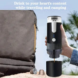 Electric Coffee Maker Convenient Capsule Ground Coffee Brewer Travel Camping Coffee Maker for Ground Coffee and KCUP Capsules