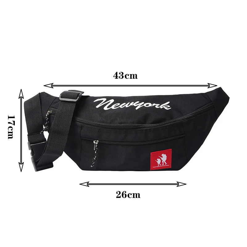 Unisex Waist Bag Fanny Pack Fashion Bags For The Belt Multifunction Chest Bag Banana Packs Hip Hop Bum Package Crossbody Pack