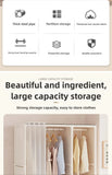 Large Capacity Portable Wardrobe Closet Durable Sturdy Assembly Clothes Organizer Bedroom Dustproof Storage Solution