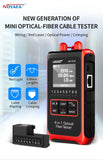 NOYAFA NF-916 4 In 1 Optical Fiber Tester Optical Power Meter VFL REF FC SC ST Visual Fault Locator LCD Display Network Tools