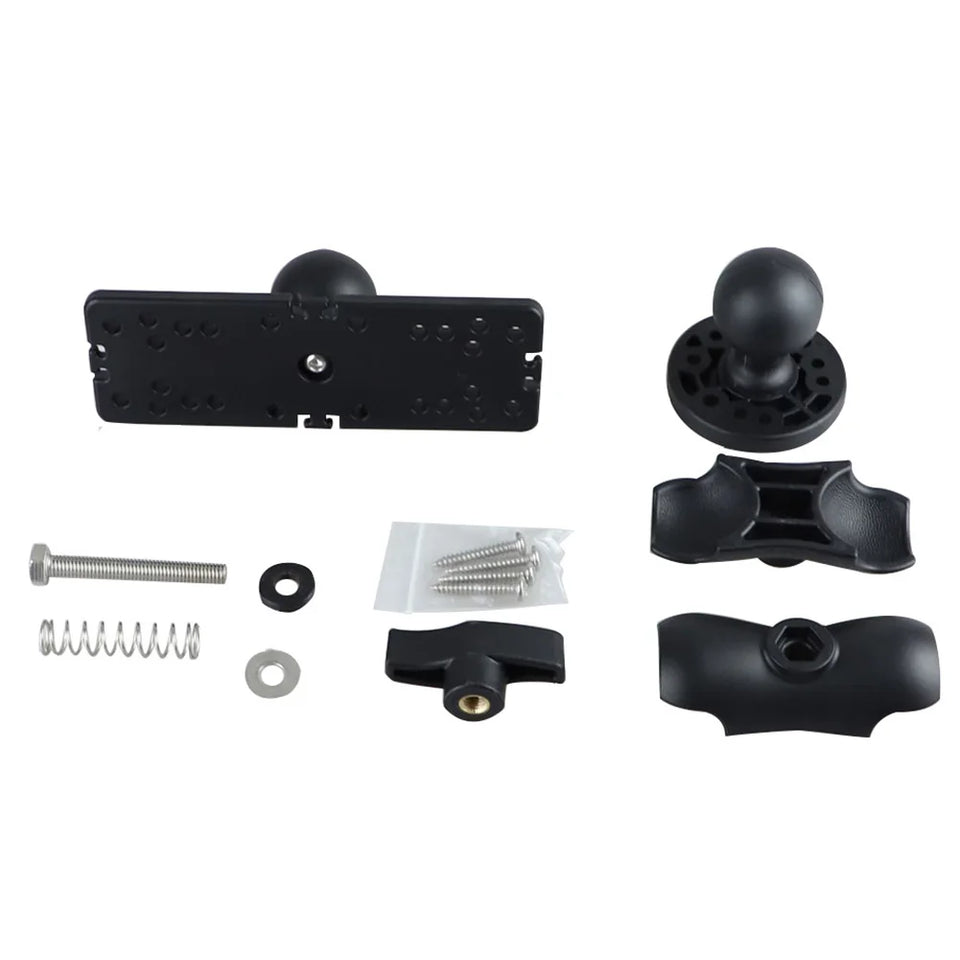 Fish Finder Mount Base Wear Resist 360 Degree Swivel Fish Finder Rack Universal Fishfinder Supporter for Marine Boat Kayak