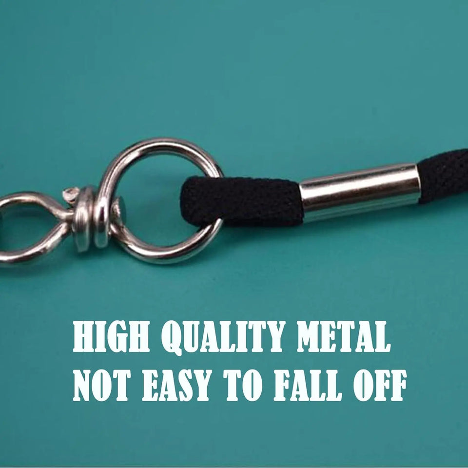 Metal Referee Whistle, Whistle with Hanging Rope, Sports Whistle, for Sports Competitions, Signaling, Loud Outdoor Survival