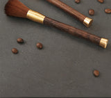 Coffee Grinder Cleaning Brush Wooden Handle Espresso Brush Dusting Coffee Powder Brush Home Kitchen Tool Coffee Accessories