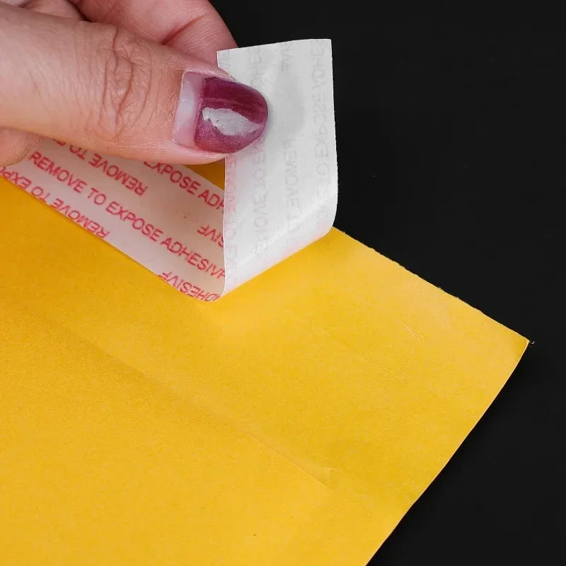 Self-Seal Packaging Bags Kraft Paper Bubble Envelopes Bag Waterproof Mailers Bag Shipping Envelope Pouch Gift Storage Organizer