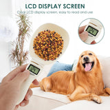 Pet Food Measuring Scoop with LED Display Feeding Spoon Kitchen Scale Portable Daily Meals Pet Dog Food Gadgets for Kitchen