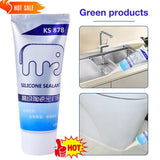 120ml Multipurpose Silicone Sealant Waterproof Caulk Seal Mouldproof Fast Drying Adhesive Glass Glue For Bathroom Kitchen