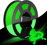 Glow in the Dark PLA 3D Printer Filament 1.75mm Rainbow Bundle Dimensional Accuracy +/- 0.03mm 250g for 3D Printing
