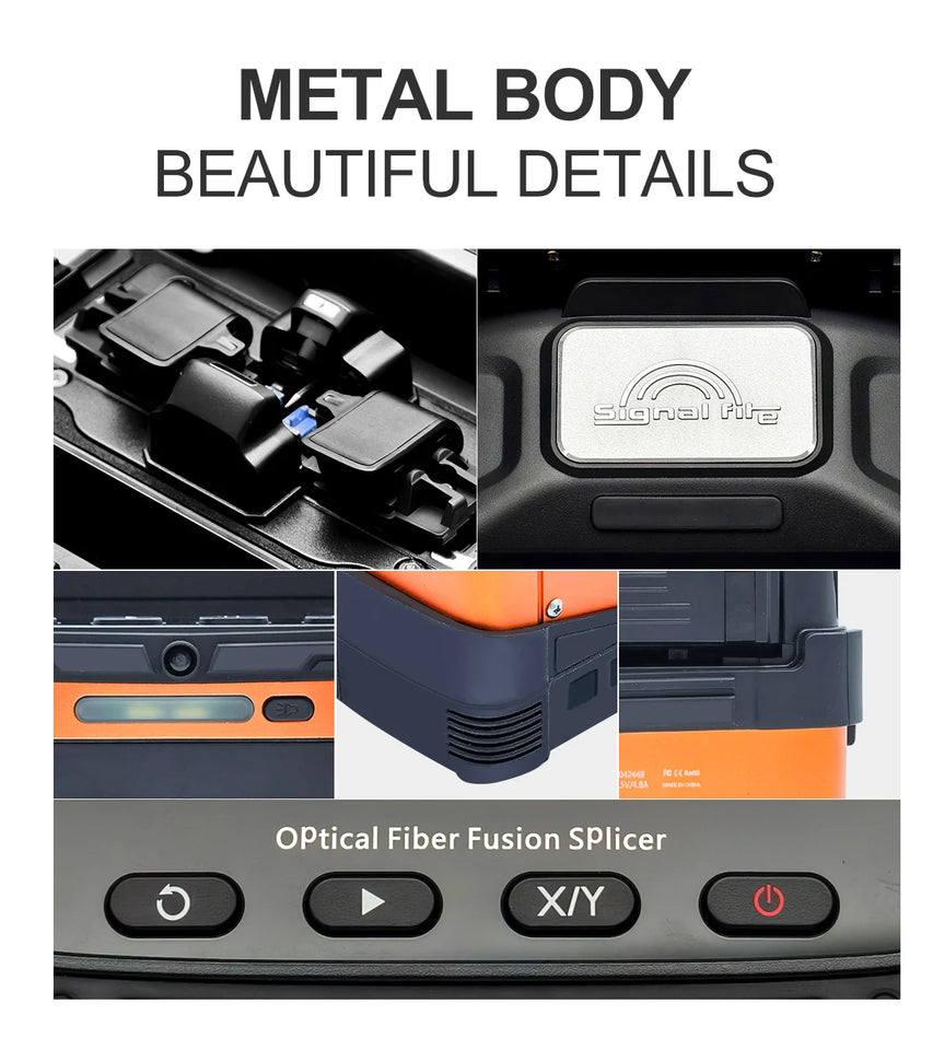 Signalfire AI-9 AI-5 Pro AI-6C+ AI-6A+ AI-20 AI-30 Multi-language Fiber Optic Splicing Machine Optical Fiber Fusion Splicer