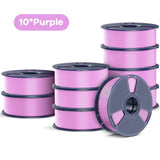 SUNLU Official Filament 10kg PETG filament 1.75mm 1kg/roll 10 Spool 3D Printer Filament PLA/PETG/Silk/ABS/TPU For Bambu Creality
