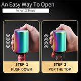 Automatic Beer Bottle Opener Stainless Steel Beer Opener Portable Push Down Wine Beer Cap Opener Kitchen Gadgets Party Gift