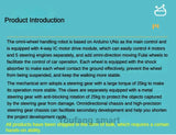 4 Dof Robotic Arm with 4WD Car Omni Wheel Obstacle Avoidance Motor Servo RC Car for Arduino Robot DIY Kit Ps2 Programmable Robot