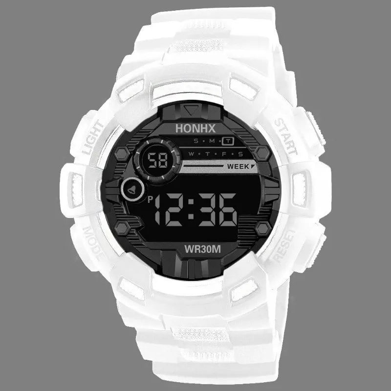 Electronic watch, trendy sports electronic watch for middle and high school students