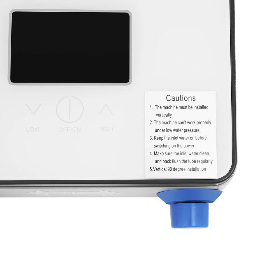 4500W 110V Water Heater, Touch Screen Electric Water Heater, Instantaneous Water Heater  On Demand Bath Shower
