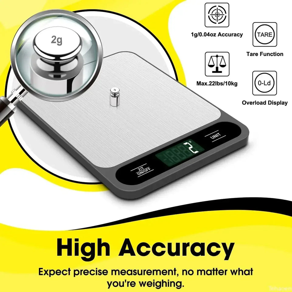 Digital Kitchen Scale Weight Electronic Scale Food Coffee Scales Smart Electronic Waterproof Digital Scale For Baking and Cook