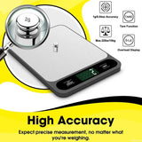 Digital Kitchen Scale Weight Electronic Scale Food Coffee Scales Smart Electronic Waterproof Digital Scale For Baking and Cook