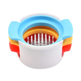 3-in-1 Creative Home Multi-functional 304 Stainless Steel Kitchen Tools Egg Cutter Fruit Slice Cutter Egg Slicer