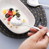 1PCS Cute Cat Coffee Spoon 304 Stainless Steel Cat Spoon Teaspoon Long Handle Flatware Gift Tableware Coffee Accessories