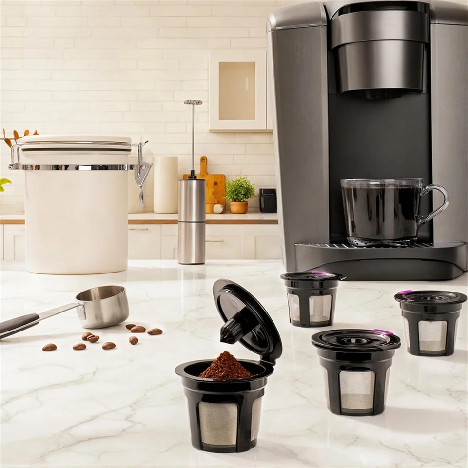 2025 Hot Style Reusable K Cups For K Mini, K Elite, K Classic, K Compact, K Latte, K Select And All 2.0 & 1.0 Coffee Makers
