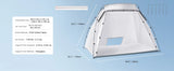 SucceBuy Portable Paint Booth Shelter 7.5x5.2x5.2/10x7x6ft Foldable Spray Painting Tent for Furniture Craft Project DIY Tool