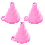 Collapsible Silicone Funnel Food Grade Foldable for Filling Bottles Perfume Capsules Fry Oil Filter Kitchen Cooking Tool