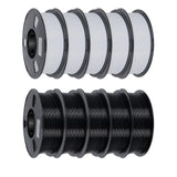 PETG Filament 1.75mm 5kg 10kg 3D Printer Filament Standard 1kg/roll Plastic Spool PETG 5 10 Roll Mix Color Print Local Shipping
