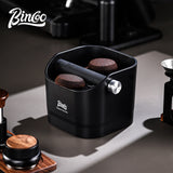 Bincoo Coffee Knock Box Espresso Grounds Container Dump Bin Bucket Anti Slip Powder Beveled Residue Home Cafe Bar Barista Tools