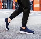 XIHAHA Large Size Men's Shoes Couple Comfortable Woman Shoes Breathable Shoe Male Sports Walking Man Sneaker Flat Ladies Shoes