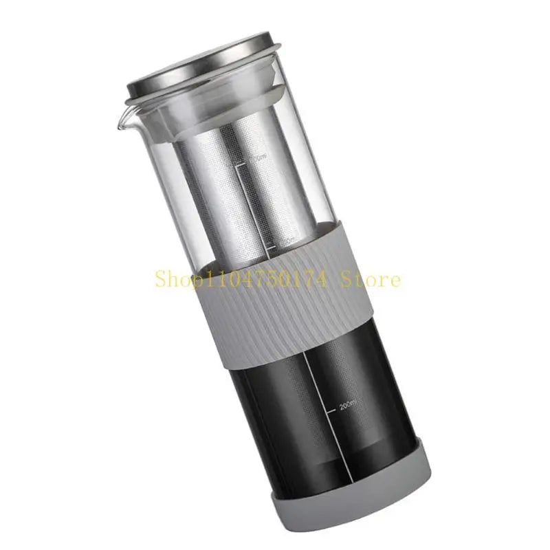 Elegant Borosilicate Glass Cold Brew Coffee Carafes Practical Cold Brew Coffee Machine with Flavor Extraction top sale