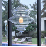La Scala pendant lamp Modern Simple revolving glass light fixture Bar Dining Room Lamp Art Lighting Coffee bedroom bedside light