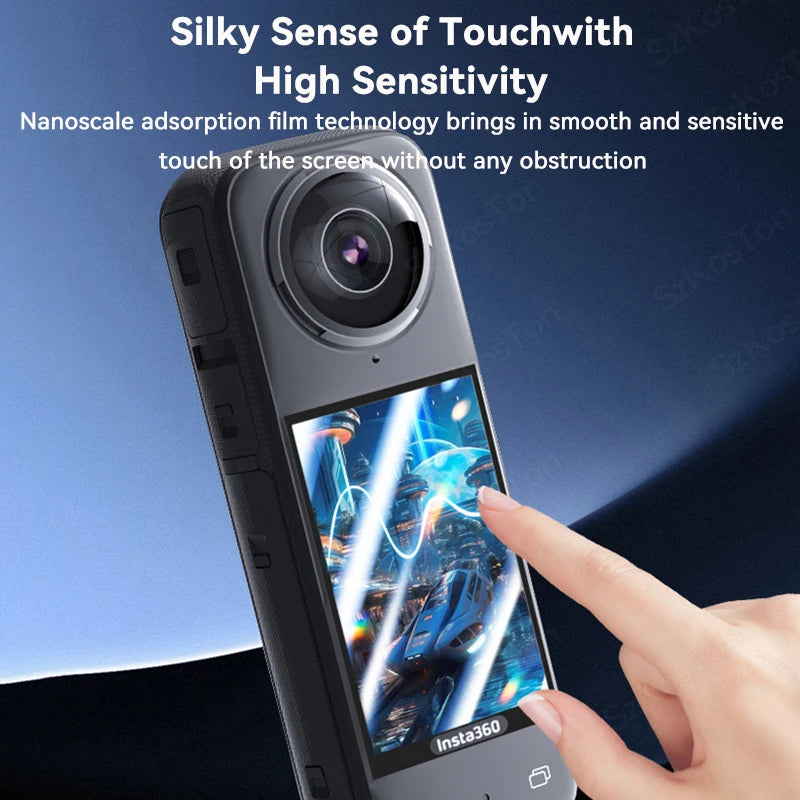 For Insta 360 X4 X5 Screen Protector Film for Insta360 X5 X4 Accessories  LCD Display Film Ultra HD Scratch Resistant