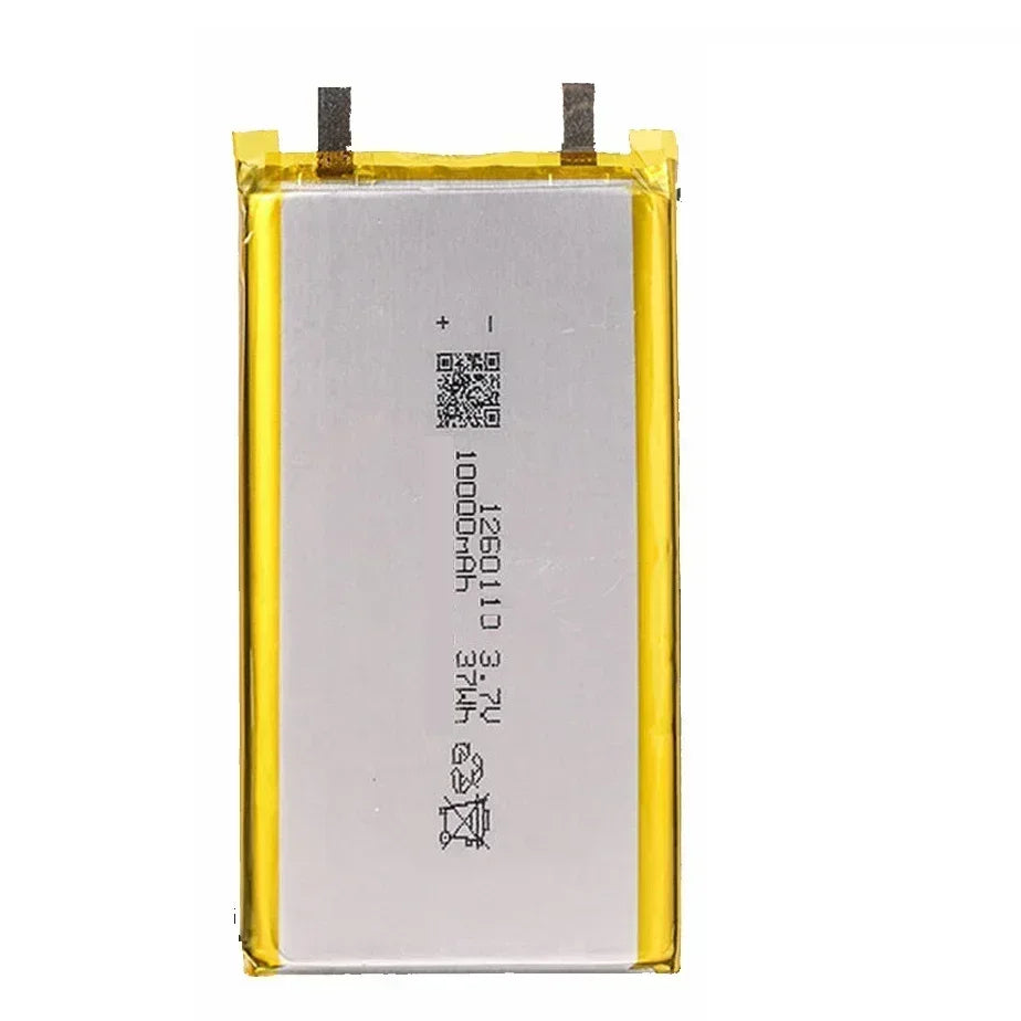 High Qulity 3.7V 10000mAh 1260110 Rechargeable Polymer Batteries Lipo Li-Po For Toy Power Bank GPS Laptop Camping Lights Diy