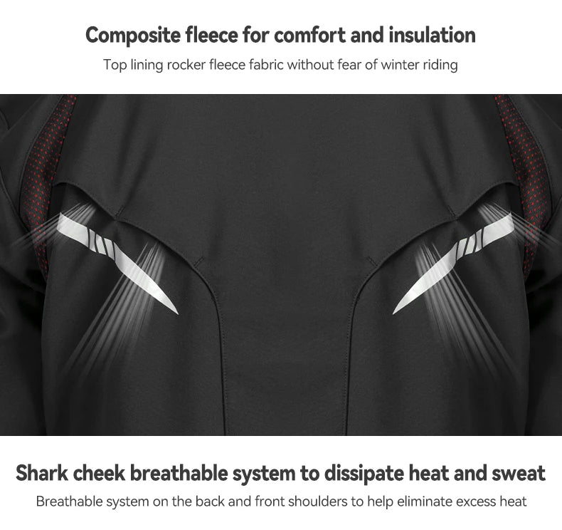 ROCKBROS Winter Bicycle Jackets Keep Warmer Windproof Thermal Fleece Bike Jersey Coat Sports MTB Road Riding Cycling Jacket Tops