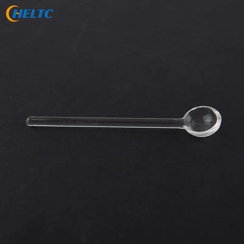 1PCS Transparent  Long Handle Glass Tea Spoons Tableware Clear Coffee Stirring Spoons Flatware For Home Kitchen Restaurant