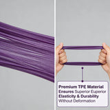 TPE Resistance Bands Set 5 Levels Non-Slip Exercise Booty Bands for Hip Legs Glutes Workout Yoga Fitness