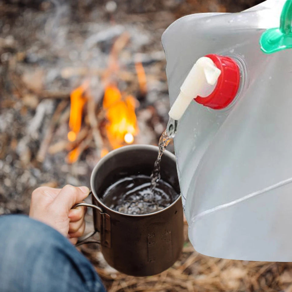 10/15L/18L/20L Thickened Collapsible Water Storage Container Large Capacity Outdoor Camping Drinking Bag Water Tank Bucket