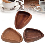 Coffee Bean Weighing Bowl Coffee Dosing Tray Wooden Sturdy Tea Leaf Display Tray for Office Hotel Restaurant Loose Tea Flour