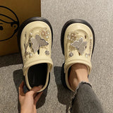 Fashion Beach Garden Shoes DIY Women's Hole Shoes 8cm Sandal Slippers Cartoon Accessories Hole Slippers Shoes for Students Girls