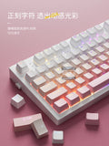 132 Keys Gradient backlit RGB Keycaps For Cherry Mx Switch Mechanical Gaming Keyboard OEM Profile PBT Keycap ISO Layout Key caps