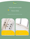 Multifunctional suitcase 18 inch small lightweight luggage with USB cup holder password suitcases 20" cabin carry-on travel bag