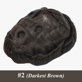 New Australia--Male Hair Prosthesis Toupee Men Lace and PU Breathable Men's Wig For Men Natural Hairline 6" Men's Hair System