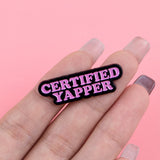 Book Enamel Pin Coffee Brooches for Lapel Pins Quote Phrase Words Badge on Backpack Clothing Accessories Fashion Jewelry Gifts