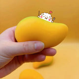 Mango Shaped Stress Relief Toy Squeeze Fidget Toy for Anxiety Relief Party Gift Kids Adults Venting Ball  Stress Reliever Toys