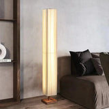 Modern Fabric Led Floor Lights for Living Room Sofa Side Decorative Wood Standing Lamps Light Bedroom Bedside Light Home Decor