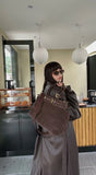 Winter Matte Coffee Camel Grey Large Tote Russian Style Real Suede Cow Leather Women Handbag Nubuck Commuter Office Shoulder Bag